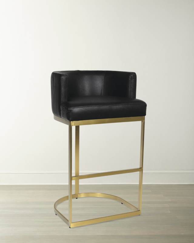 Owen Leather 36.5" Bar Stool